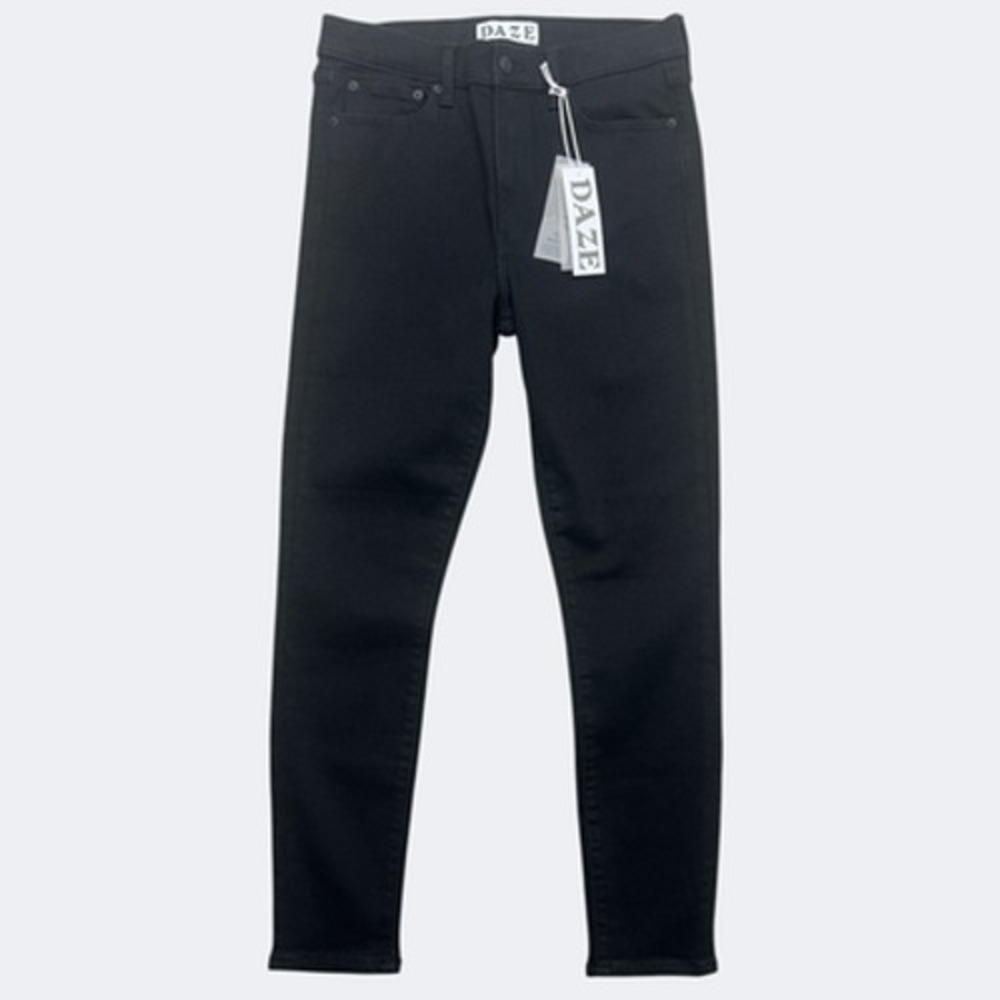 Daze Jeans Womens 30 Black Call You Back Mid Rise Skinny Stretch‎ Denim